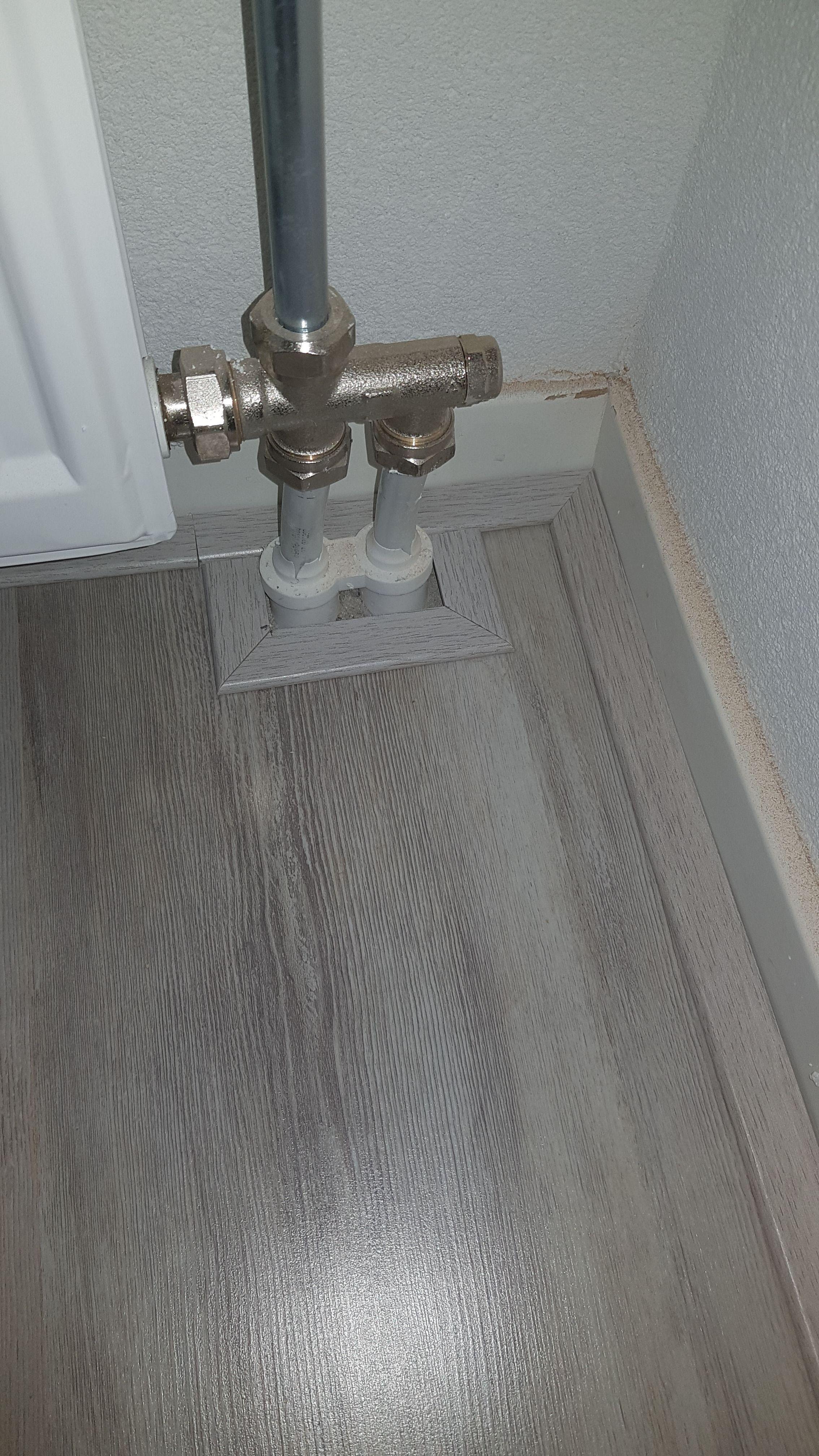 Detail van laminaatvloer